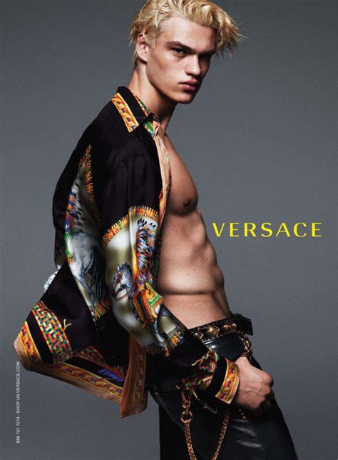 versace male model.